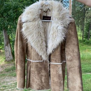 Vintage Suede Jacket/90’s Boho